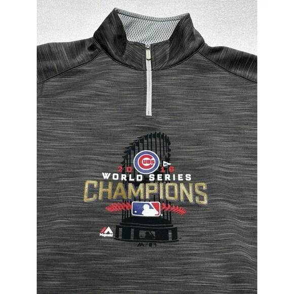 Chicago Cubs Majestic Therma Base Womens 2016 World Series Champions Size Medium - Picture 3 of 12
